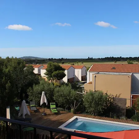 Le Terracotta , 2chambres, Terrasse, Piscine, Parking Gratuit, Wifi, Climatisation Apartman Marseillan