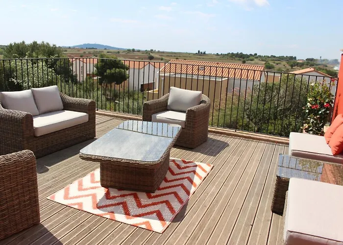 Apartmán Le Terracotta , 2chambres, Terrasse, Piscine, Parking Gratuit, Wifi, Climatisation *